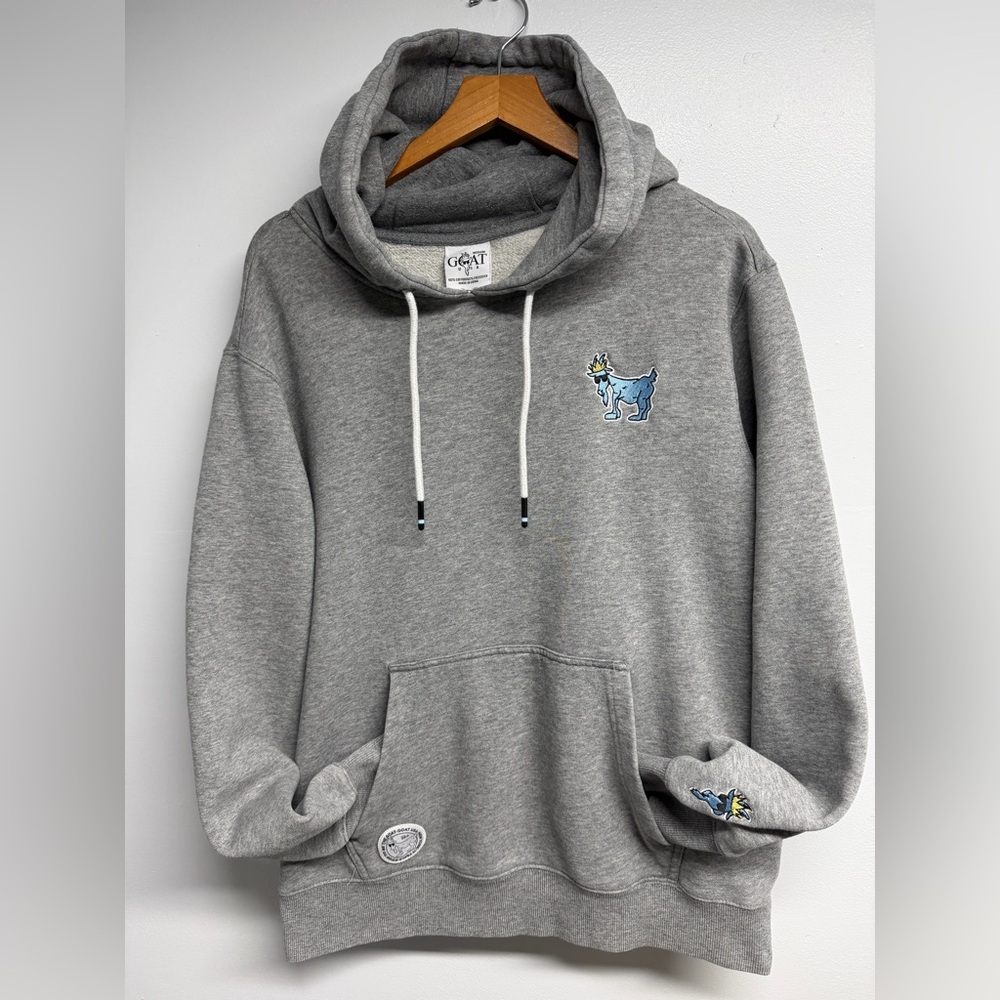 GOAT USA OG Hooded Sweatshirt Mens Size Medium Color Gray NWOT